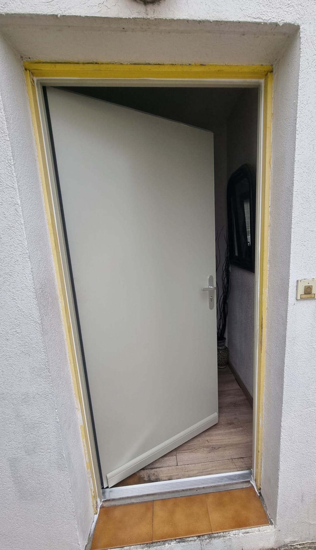 Porte d'entrée bois